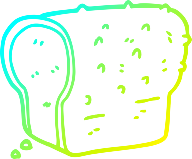 Bir insan tarafından çizilmiş bir karikatürün soğuk gradyan çizimi