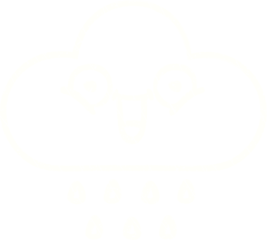 Bir insan tarafından çizilen Yağmur Bulutu Tebeşiri