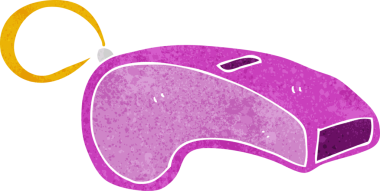 bir insan tarafından çizilmiş çizgi film düdüğü