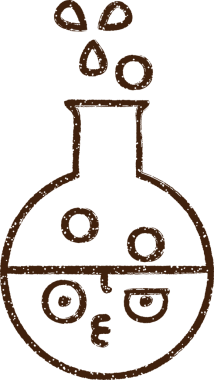 Bilim Deneyi Kömür Çizimi Bir insan tarafından çizildi