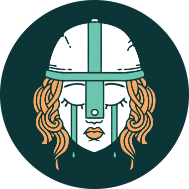 Bir insan tarafından çizilmiş ağlayan insan dövüşçünün simgesi