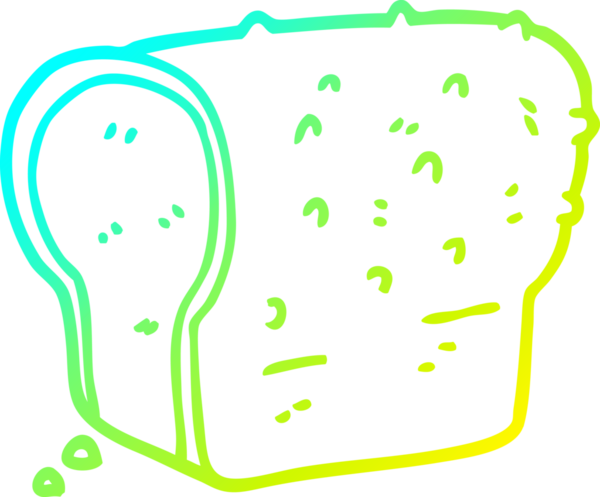 Bir insan tarafından çizilmiş bir karikatürün soğuk gradyan çizimi