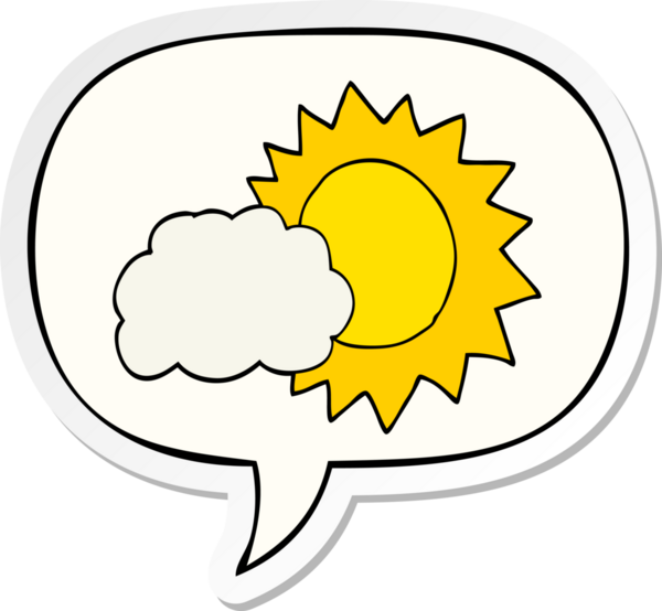 Bir insan tarafından çizilmiş konuşma balonu etiketli karikatür havası