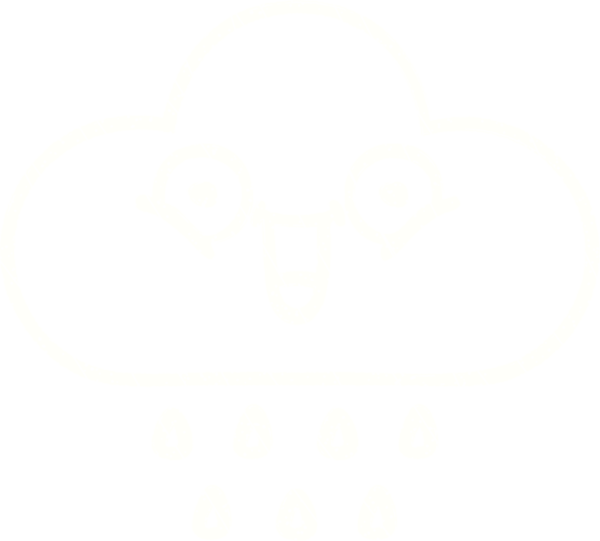 Bir insan tarafından çizilen Yağmur Bulutu Tebeşiri