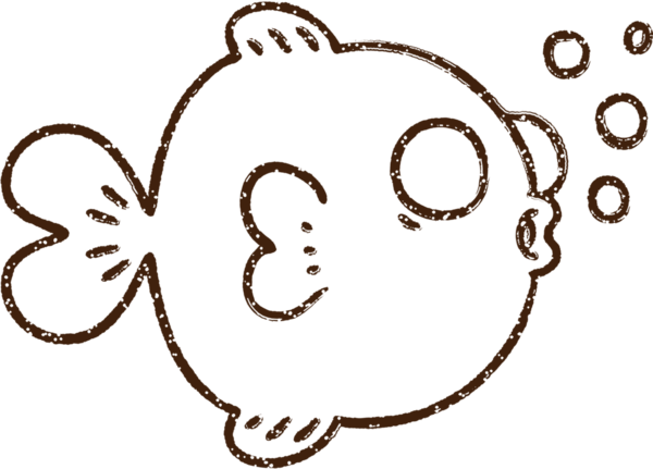 Japon Balığı Kömürü Bir insan tarafından çizilmiş