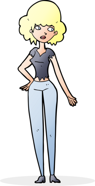 Bir insan tarafından çizilmiş güzel bir kadın.