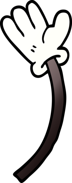 Bir insan tarafından çizilen el hareketinin karalaması.