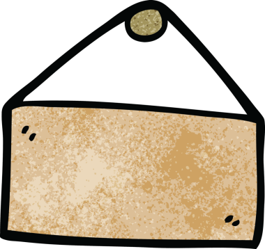 Bir insan tarafından çizilmiş boş karalama işareti.