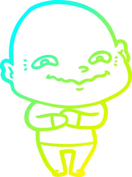 Bir insan tarafından çizilmiş ürpertici bir çizgi film çizimi.