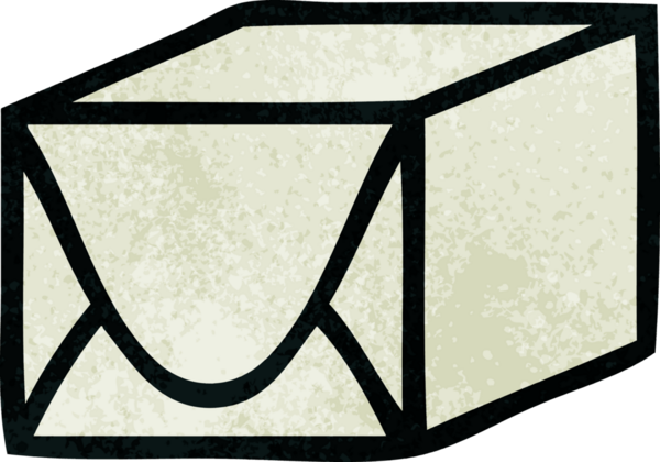 Bir insan tarafından çizilmiş bir kağıdın retro grunge desen karikatürü