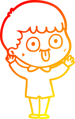 Bir insan tarafından çizilmiş çizgi film karakteri.