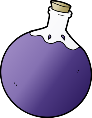 Cadılar Bayramı iksiri bir insan tarafından çizilmiş.