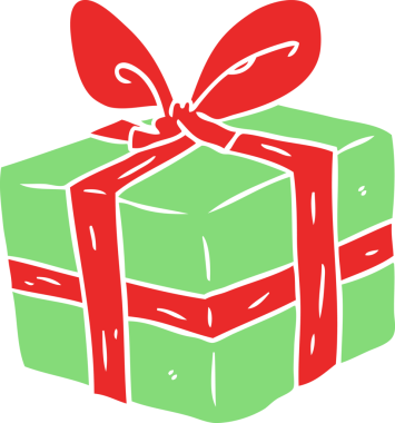 Bir insan tarafından çizilmiş düz renkli çizgi film