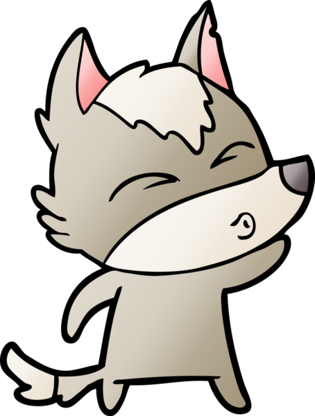 Bir insan tarafından çizilmiş bir kurt düdüğü.