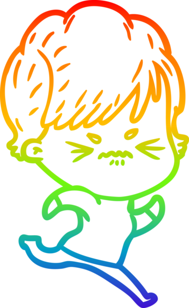 Bir insan tarafından çizilmiş karikatür çizimi.