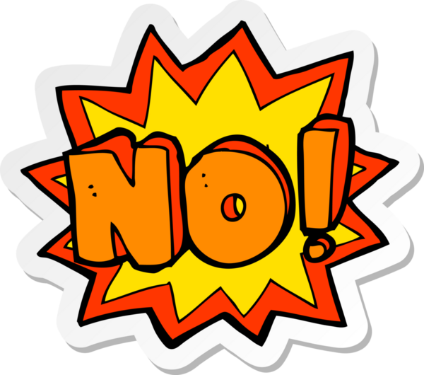 Bir karikatür çıkartması. Bir insan tarafından çizilmiş sembol yok.