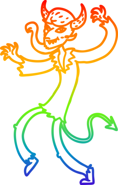 Bir insan tarafından çizilmiş dans eden bir karikatür çizimi.