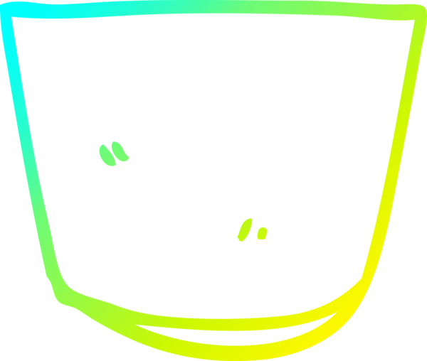 Bir insanın çizdiği çizgi film camının soğuk gradyan çizgisi.