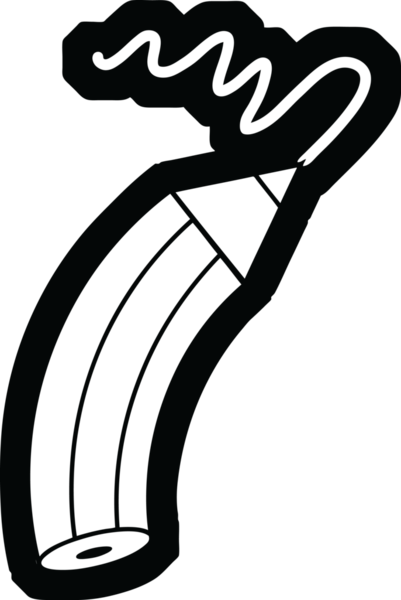 Bir insan tarafından çizilmiş bir çizginin vektör simgesi çizimi