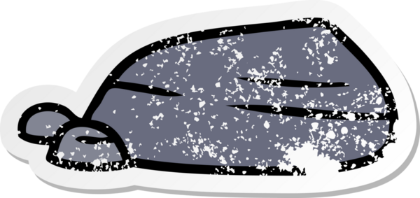 Bir insan tarafından çizilmiş taştan ve çakıl taşlarından oluşan bir karikatür.