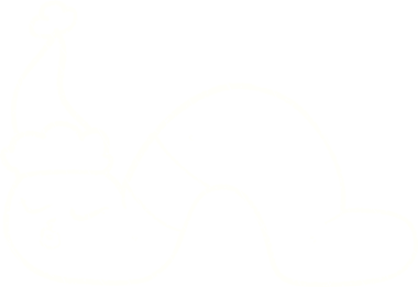 Bir insan tarafından çizilmiş Noel Solucan Tebeşiri