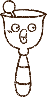 Bir insan tarafından çizilmiş Çan Çanı Kömürü Çizimi