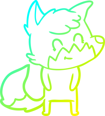 Bir insan tarafından çizilmiş soğuk hava çizgisi.