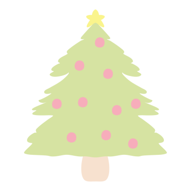 Bir insan tarafından çizilmiş Noel ağacı.