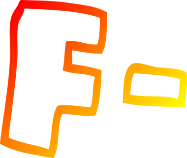 Bir insan tarafından çizilen çizgi film notlarının sıcak gradyan çizimi