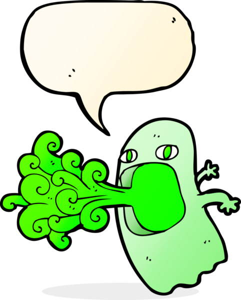 Bir insan tarafından çizilmiş komik bir çizgi film hayaleti.