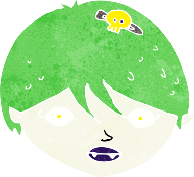 Bir insan tarafından çizilmiş el çizimi karikatür