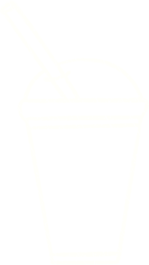 Bir insan tarafından çizilmiş buzlu kahve tebeşiri.