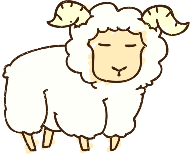 Bir insan tarafından çizilen Koyun Tebeşiri