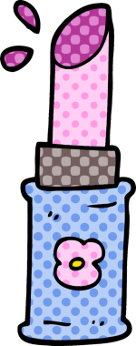 Bir insan tarafından çizilmiş karalama ruju.