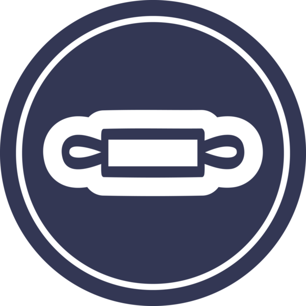 bir insan tarafından çizilmiş yuvarlak iğne simgesi sembolü