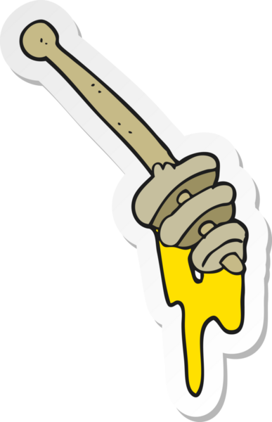 Bir insan tarafından çizilmiş karikatür etiketi.