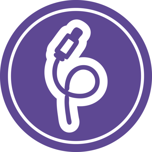 elektrik prizi dairesel simgesi bir insan tarafından çizilmiş