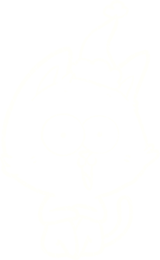 Bir insan tarafından çizilen Noel Kedisi Tebeşiri