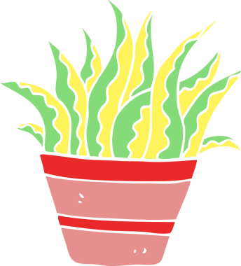 Bir insan tarafından çizilmiş karalama bitkisi.