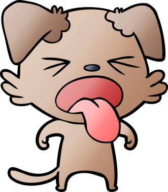 Bir insan tarafından çizilmiş iğrenç bir çizgi film.