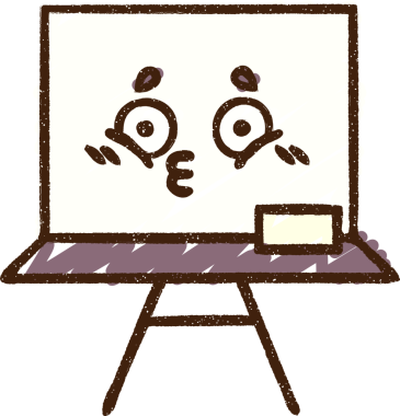 Bir insan tarafından çizilen Whiteboard Tebeşiri