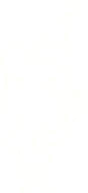 Bir insan tarafından çizilen Noel Adam Tebeşiri