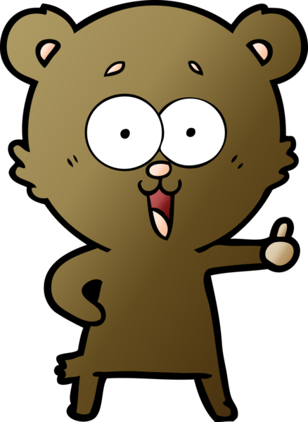 Bir insan tarafından çizilmiş bir çizgi film karakteri.