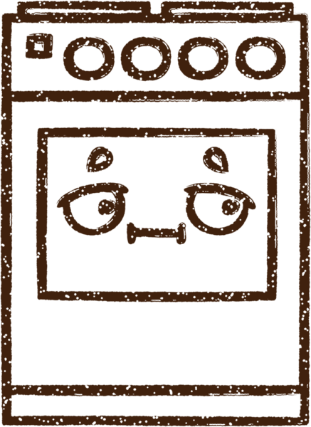 Bir insan tarafından çizilmiş fırın kömürü.