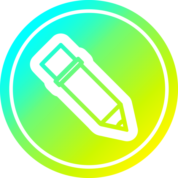 Bir insan tarafından çizilmiş basit bir kalem simgesi