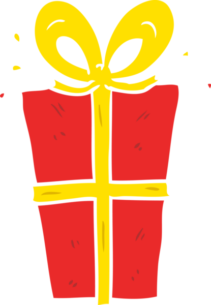 Bir insan tarafından çizilmiş düz renkli çizgi film