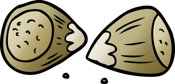 Bir insan tarafından çizilmiş fındıklı çizgi film.