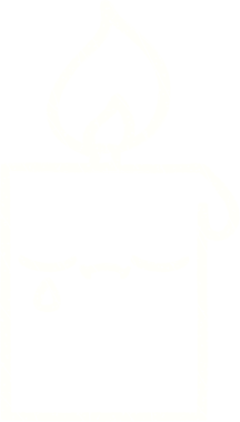 Mum Yanan Tebeşir Bir insan tarafından çizilmiş