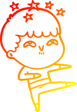 İnsan tarafından çizilmiş bir çizgi film karakteri.