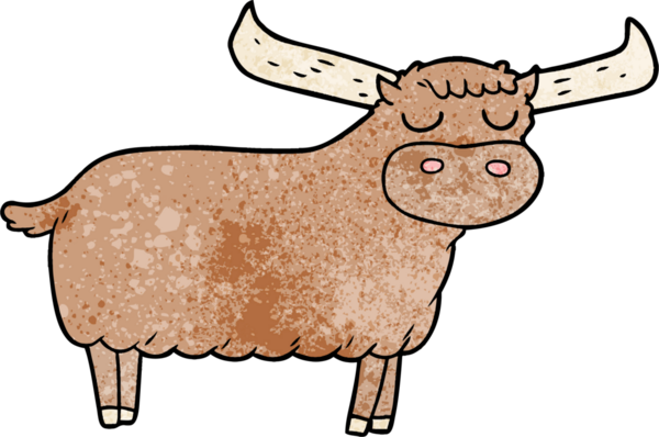 Bir insan tarafından çizilmiş bir çizgi film.